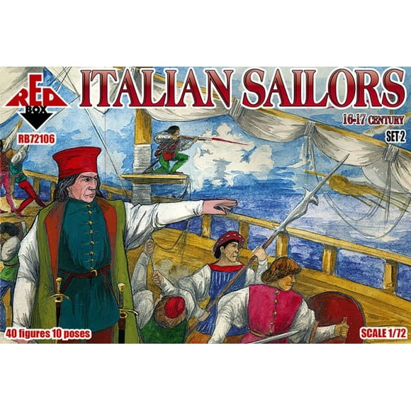 1/72 Italian Sailors XVI-XVII Century Set #2 (40)