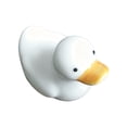 thumbnail image 2 of Figura de Pato de Cerámica Blanca: Adorable Mini Estatua para La Decoración Del Hogar, Escritorio o Baño, Lindo Adorno Pequeño para Regalar a Los Enamorados., 2 of 7