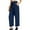 Navy, variant on Qulqfy Business Casual Trousers Women Bow Straight Leg Dressy Trousers Beige Office Womens High Waist Pants L