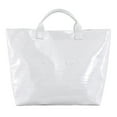 thumbnail image 2 of Women’s PVC Tote Bag Large Kraft Paper Clear Plastic Tote Bag Top Handle Clear Hobo Handbag hot pink tote bag, 2 of 9