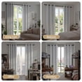 thumbnail image 3 of Blackout Blackout Cortinas, Juego de Cortinas de 2 Piezas para Recámara y Sala de Estar 42x84 Pulgadas, Cortinas Térmicas Aislantes Que Oscurecen la Habitación con Ojales, Reducción de Ruido y Bloque, 3 of 7