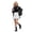 04-White, variant on jiaxiM Girls Pleated Uniform Skirts with Shorts Elastic Waist Toddler Kids Cute Mini Tennis Skirt Girl Back to School Clothes