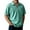 Green 2, variant on Kureaily Men's Casual T Shirts Lightweight Short Sleeve With Zipper For Outdoor And Everyday Wear Stylish And Comfortable Everyday Summer Lightweight T-Shirts