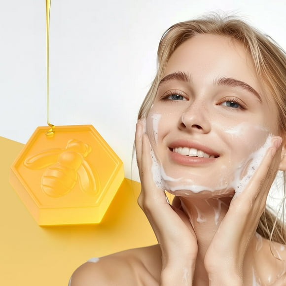 Giunmcul Soap Propolis Oil Soap Horse Oil Moisturing Control Oil Soap Hand Soap 20g Moisturizing, Hydrating, Antibacterial, Deep Cleansing