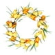 thumbnail image 3 of Guirnalda falsa Tulipán Colgador de puerta Decoración de flores de imitación Artificial para pared de banquete de boda, Amarillo claro, 40 CM Advancent HA9035-06B, 3 of 6