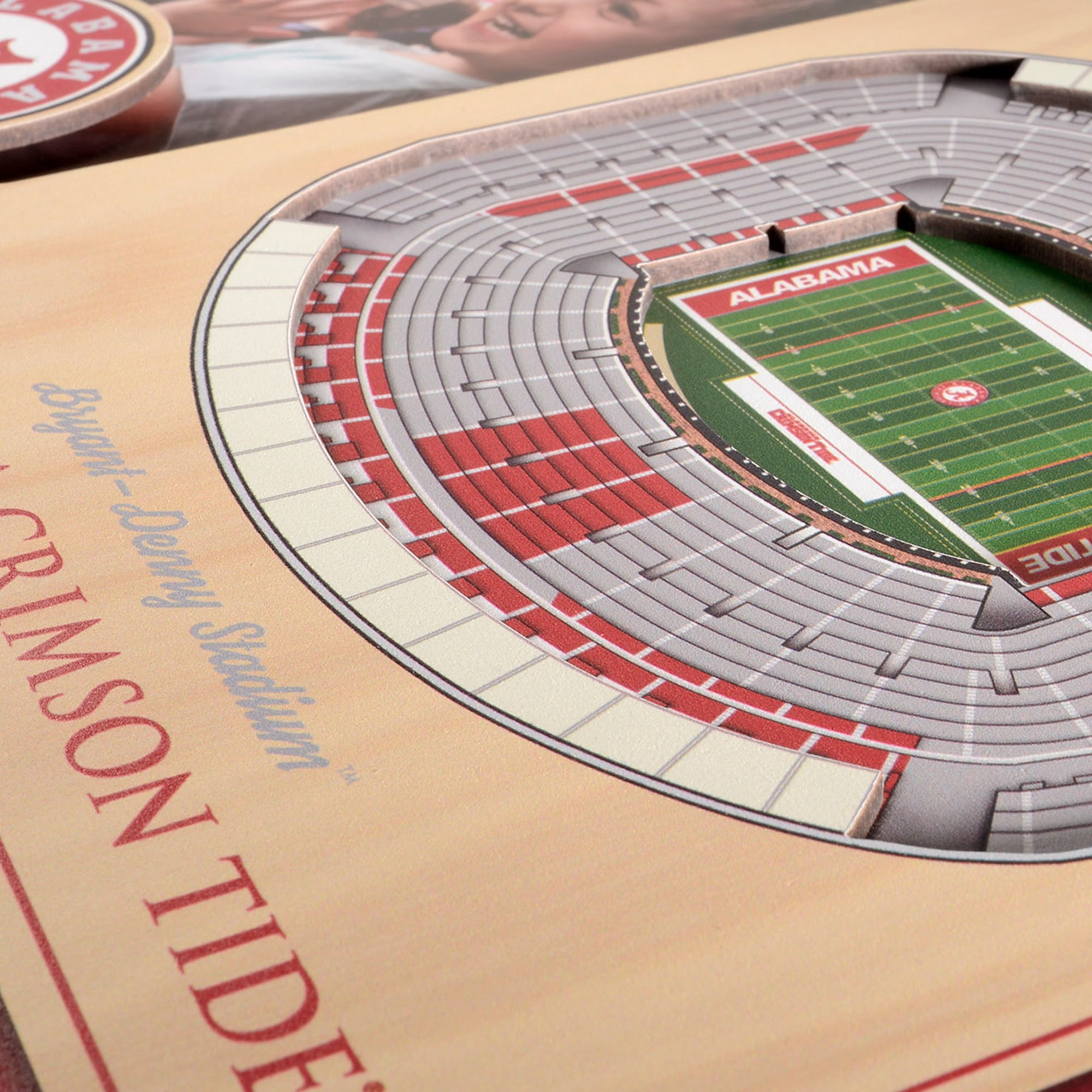 IDNA Alabama Crimson Tide 3D StadiumViews Picture Frame