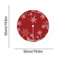 thumbnail image 3 of Kumdkd Round Christmas Tree Skirt | 19.6"x19.6" Polyester Mat | Non-Slip & Decorative | Easy-Clean | Perfect for Living Room/Bedroom | Holiday Gift Idea‌, 3 of 8