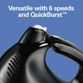 thumbnail image 6 of Hamilton Beach 6-Speed Electric Hand Mixer with QuickBurst Technology, Storage Case & 3 Attachments, Black, 6 of 8