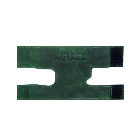 Trumpet valve guard by KGUBrass is the leather trumpet valve protector made of luxurious mild and thick material; use as protection from corrosion, scratches and stains (Green (Avocado))