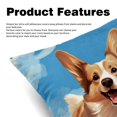 thumbnail image 2 of Corgi Set - Decorative Pillows Covers, Velvet Throw Pillow Cases with Unique Patterns for Home Decor, 16x16, 18x18, 20x20 Inches, 2 Pack - Great for Various Occasions., 2 of 6