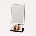 thumbnail image 6 of Impressions Vanity Charmed Tri Tone LED Makeup Mirror with Lights and Catchall Tray (Black), 6 of 9