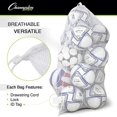 thumbnail image 3 of Champion Sports 48 x 24 Mesh Drawstring Sport Equipment Bags, Set of 6 Colors, 3 of 4