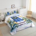 thumbnail image 3 of jejeloiu Chic Christmas Tree Bedding Comforter Set,Marry Xmas Twin Comforter Sets,Happy New Year Bedding Set For Girls Boys,Microfiber Bedroom Decor Reversible,2pcs, 3 of 8