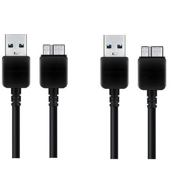 Ixir 2 x ZeimaxÃ‚Â® Cable USB 3.0 Data Sync & Charging Cable for Samsung Galaxy S5 V i9600 (BLACK-2Pcs)