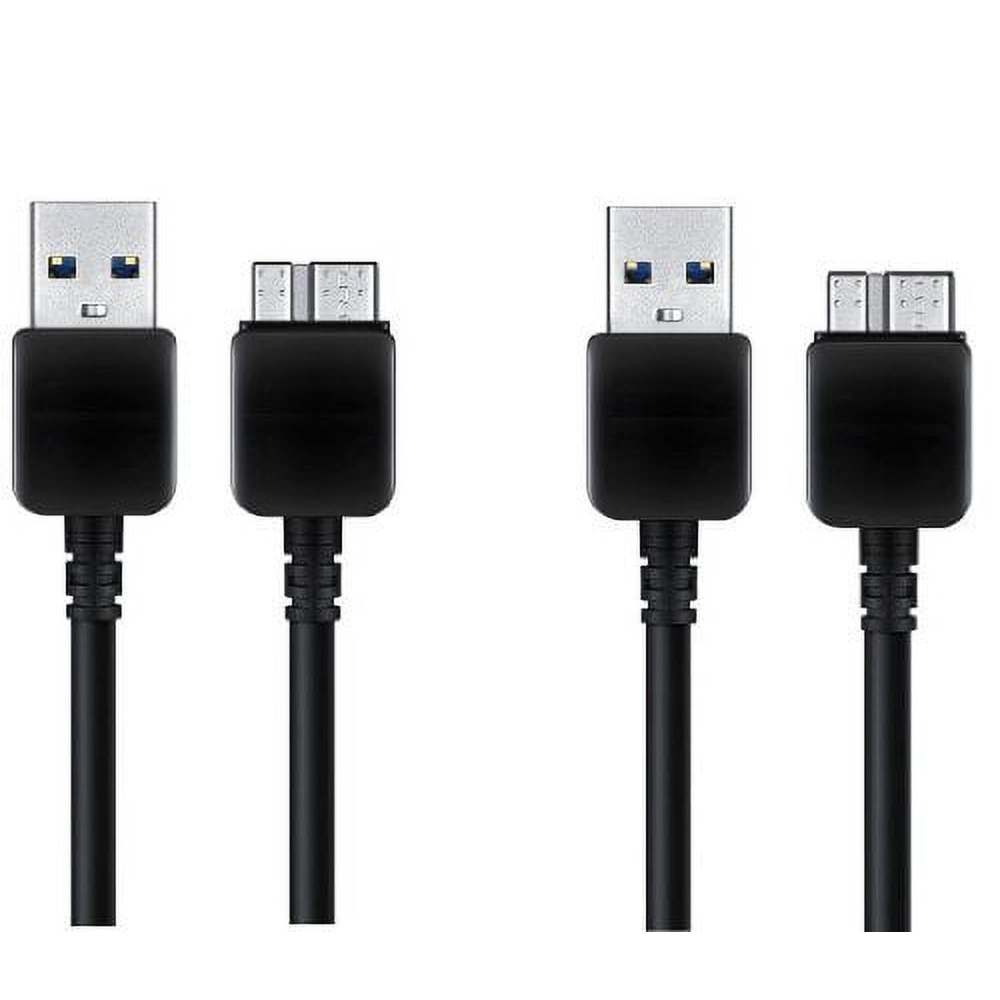 Ixir 2 x Zeimax® Cable USB 3.0 Data Sync & Charging Cable for Samsung Galaxy S5 V i9600 (BLACK-2Pcs)