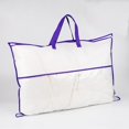 thumbnail image 6 of Pillow Storage Bag Space Saver Blanket Organizer Clear Tote Non Woven Material for Bedroom Living Room, 6 of 9