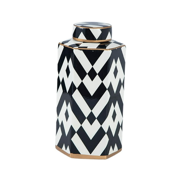 Ceramic Ginger Jar Vase Decorative Ornaments Table Centerpieces Nordic