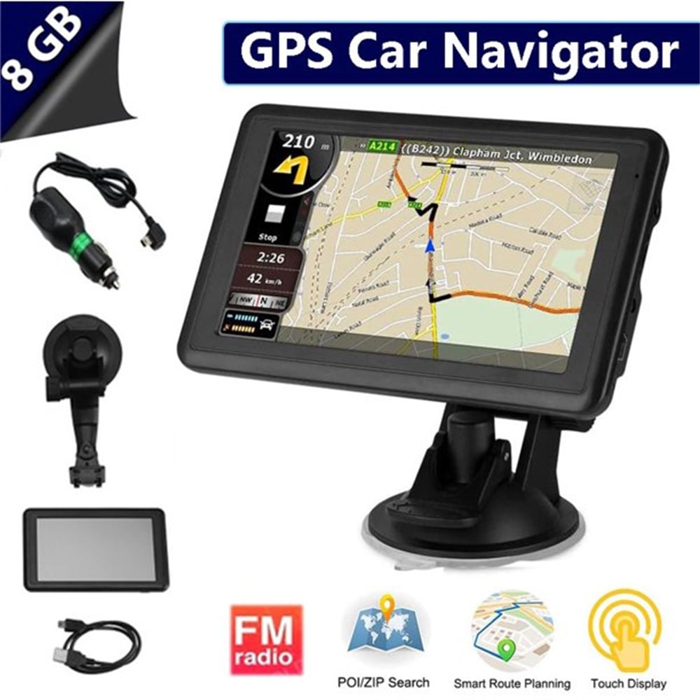5" GPS Navigation for Car Truck HGV Navigator System Kit SAT NAV 8GB Speed Limit 