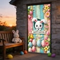thumbnail image 6 of strola Toys Easter Door Cover, Colorful Spring Pattern Polyester Door Curtain Decor for Front Door, Classroom, Office, Party, 70.87 x 35.43 Inches, Easy to Hang, 6 of 6