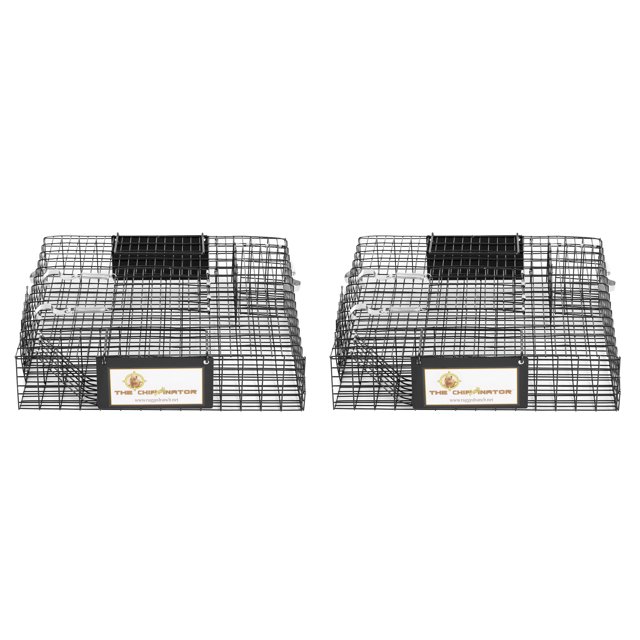 Rugged Ranch CHPTO Chipmunkinator Metal 2 Door Chipmunk Trap Cage (2 Pack)