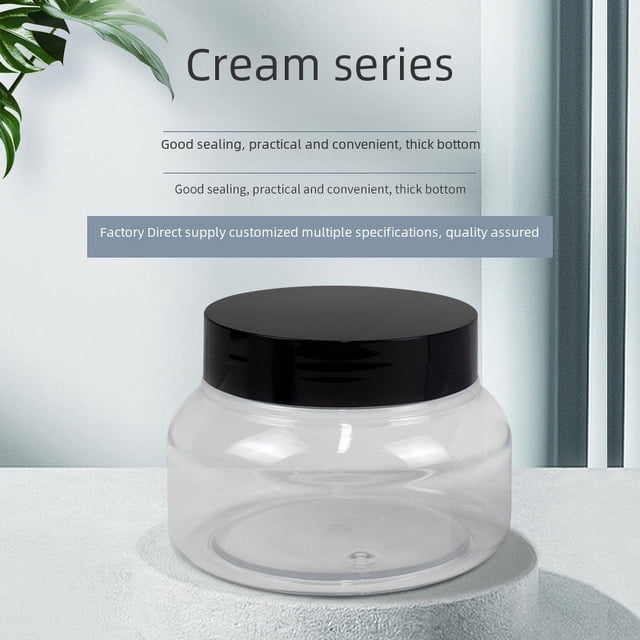 Botella de crema, botella de boca ancha, botella de gran tamaño, subbotella de crema, botella de plástico cosmética, material de embalaje de crema 150 g