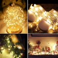 thumbnail image 4 of piezas de luces LED de hadas, mini luces navideñas, cadena de luces de alambre de cobre, resistente al agua, batería CR2032 para bodas, fiestas de Navidad, 4 of 4