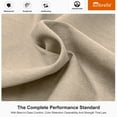 thumbnail image 5 of PURPLE LEAF 11FT Deluxe Round Sunbrella Patio Umbrella, Large Offset Cantilever Umbrella with 360° Rotation, Heather Beige, 5 of 12