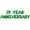 Green, variant on Letter Balloons - 19 YEAR ANNIVERSARY 16" Inch Alphabet Letters Foil Mylar Balloon 19th Anniversary Party Banner (Gold)