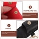 thumbnail image 2 of 2 llaveros para lápiz labial, bolsa de almacenamiento para bálsamo labial, bolsas para mujeres y niñas (rojo y negro), 2 of 8