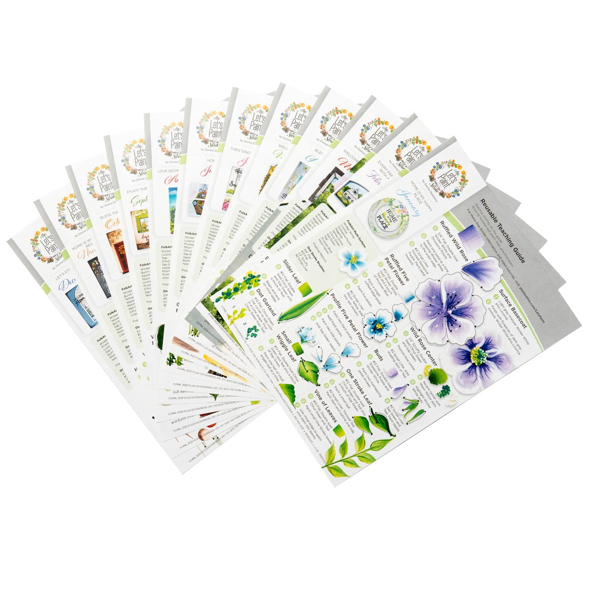 FolkArt One Stroke Acrylic Craft Paint Kit, Home Town, 38 Piece