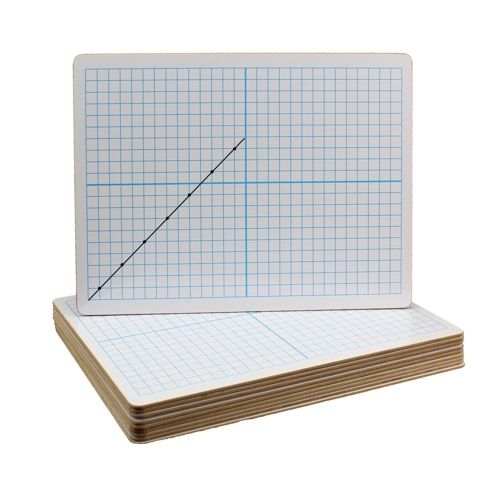 9 x 12 Dry Erase XY Axis/Dry Erase, Two Sided - Class Pack 12 Retail
