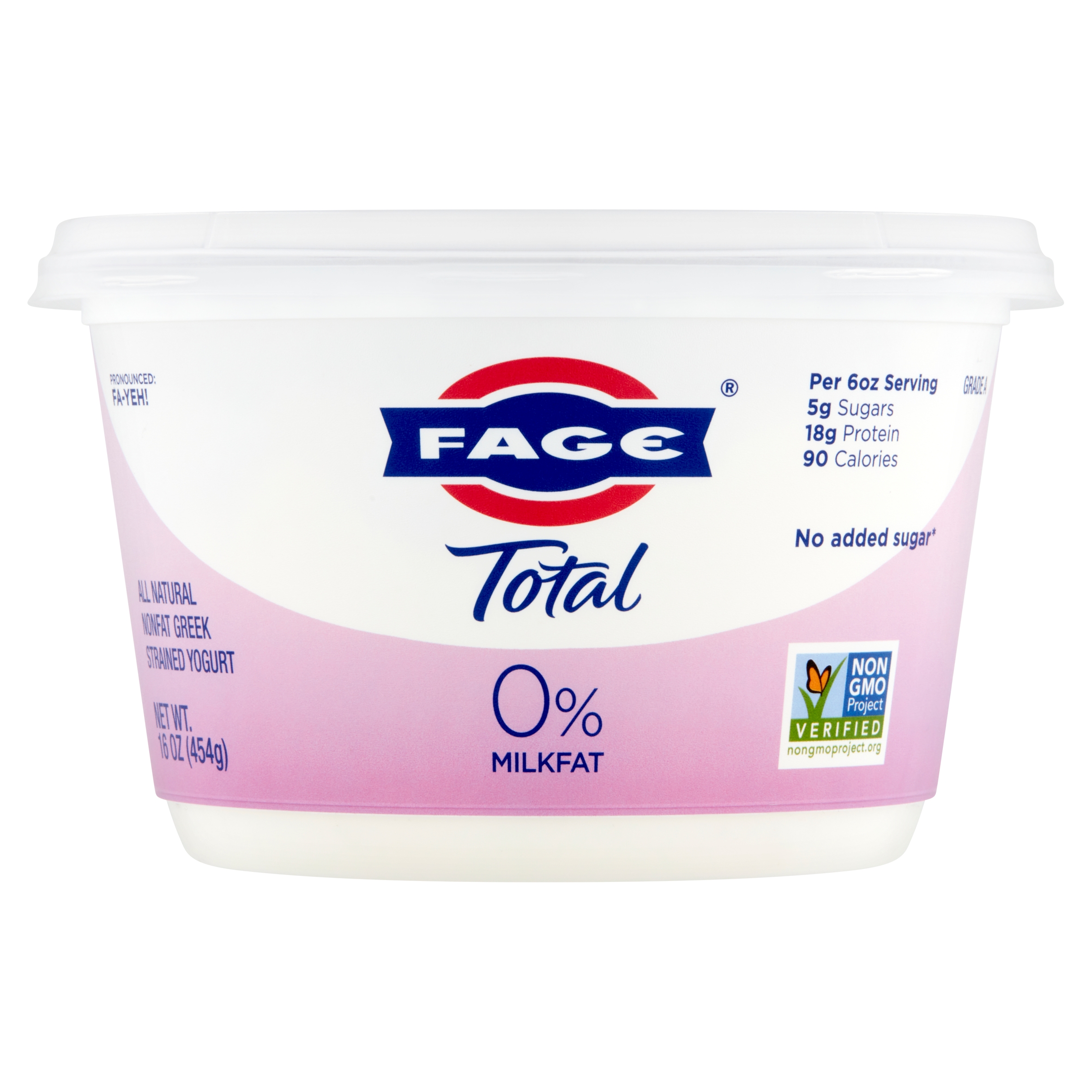 FAGE Total All Natural Nonfat Plain Greek Strained Yogurt, 16 oz - image 2 of 7