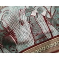 thumbnail image 4 of oneOone Silk Tabby Dusty Teal Green Fabric Women Block Sewing Craft Projects Fabric Prints By Yard 42 Inch Wide, 4 of 4