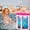 Red Rd, variant on Usmixi Large Transparent Mobile Phone Case Diving Swimming Mobile Phone Pouch 30 Meters IPX8 Suitable for Mobile Phones Under 7.2 Inches 2pcs