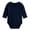 91# Navy, variant on Cotton Onsies Baby Unisex Solid Baby Bodysuit Romper Blank for Months Boys Girls Black 3-6M(59)