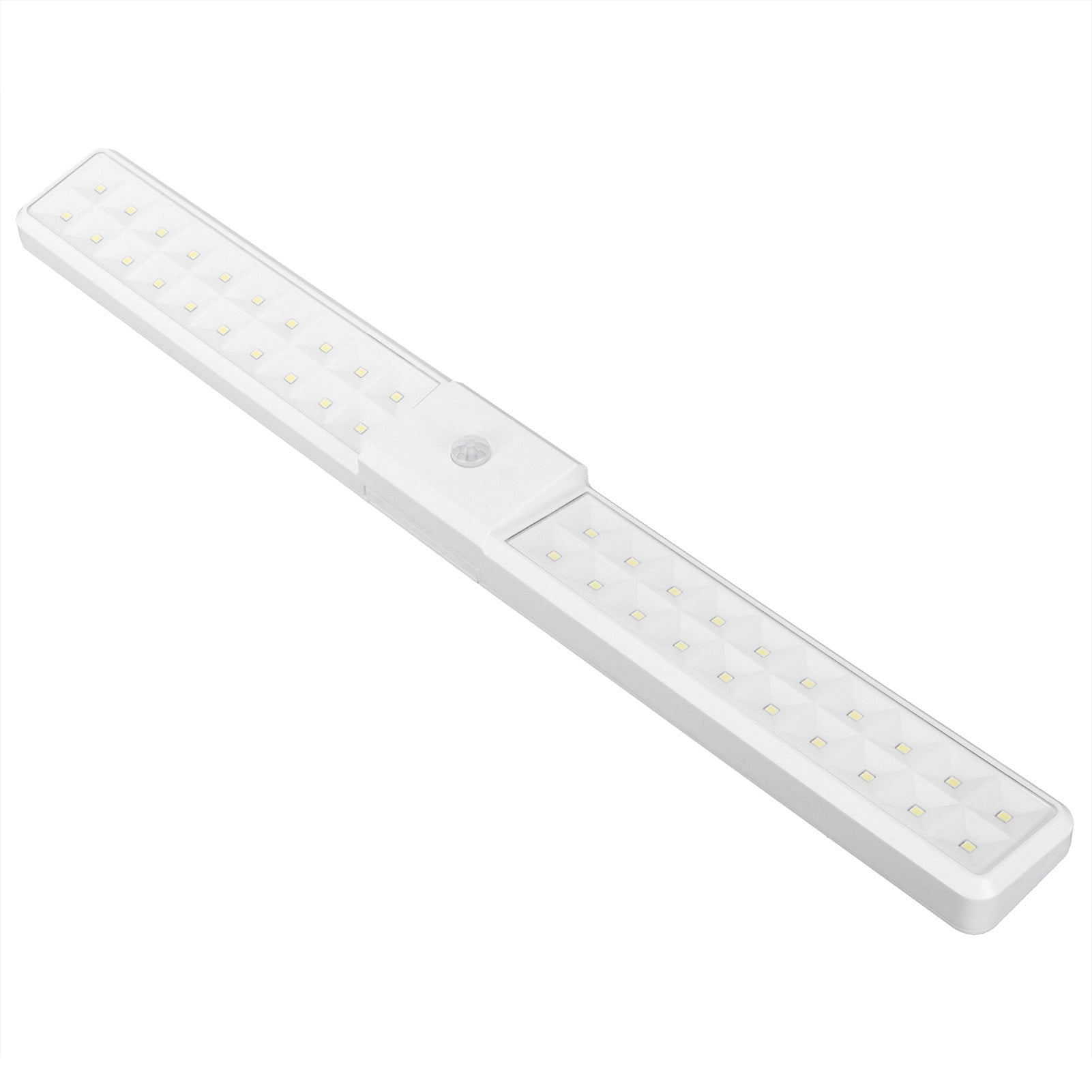 YAHHU LED Under Cabinet Lighting Motion Sensor Closet Light, 40 LEDs 180 Lumens Wireless Night Lamp for Wardrobe Hallway Stairs, 6000K-6700K Bright White, Battery Operated, 16.5 Inches