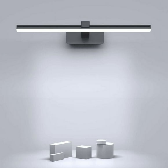 9W LED Vanity Light for Bathrooms, Modern LED Light with 180° Lighting Angle and Matt Black Finish for Energy-Efficient Spaces