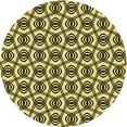 thumbnail image 1 of Ahgly Company Machine Washable Indoor Round Transitional Chocolate Brown Area Rugs, 3' Round, 1 of 7