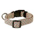 Vibrant Life Chevron Reflective Adjustable Dog Collar, S