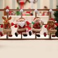 thumbnail image 4 of Christmas Decorations Sale Santa Claus Snowman Tree Decorations 4pcs, 4 of 5