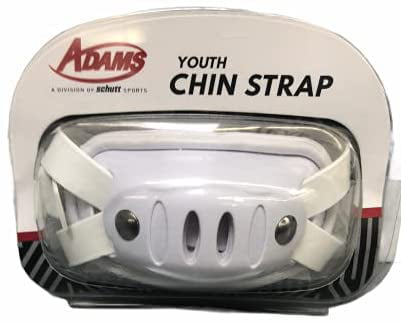 Adams Schutt Youth Football Helmet Chin Strap Hard Cup White 4point for sale online 