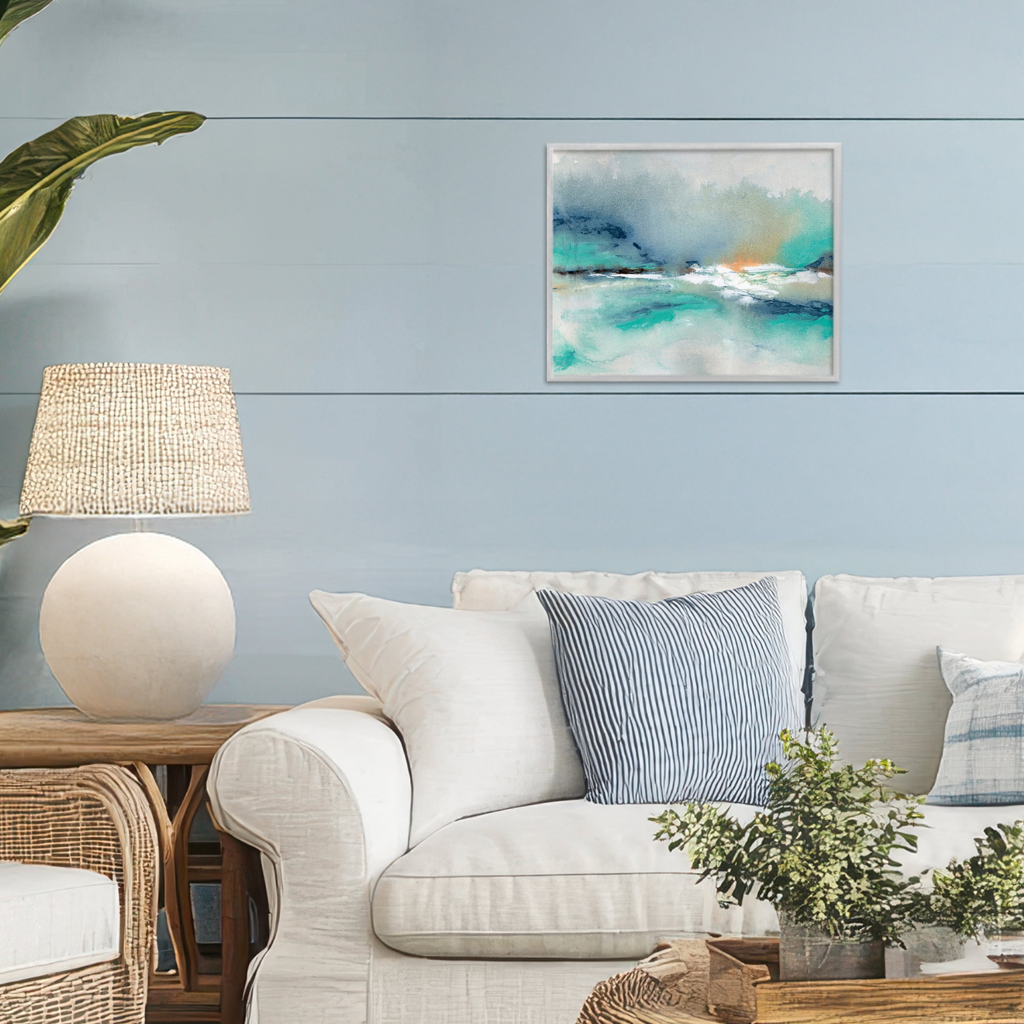 Stupell Industries Sun Bleached Crossing Gray Framed Giclee Art, design by NLS Design