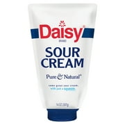 Angle View: Daisy Pure and Natural Squeeze Sour Cream, Regular, 14 ounces