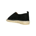 thumbnail image 4 of Women Vegan Suede Cap Toe dOrsay Espadrille Flat 18292, 4 of 6