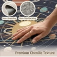 thumbnail image 6 of ODIKA 8'x10' Washable Area Rug System Galaxy Planet Map With Ringed Worlds And Comet Trails for Living Room, Under Sectional, Family , Durable, Non-Slip, 6 of 7