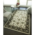 thumbnail image 2 of Rugs America Jasmine NDY03 Ivory Charcoal Oriental Traditional Ivory Area Rug, 8'x10', 2 of 7
