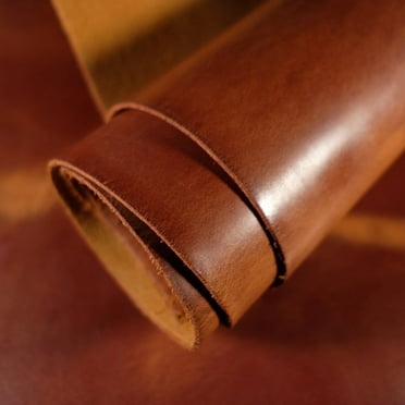 Genuine Finished Leather Sheets for Crafts Full Grain Buffalo Leather Tooling Leather Crafts Tooling Sewing Hobby Workshop Crafting Leather Hides Tan Color - 12x12 Inches