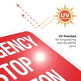 thumbnail image 6 of Emergency Stop Button Sign,, 6 of 8
