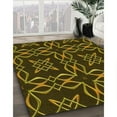 thumbnail image 2 of Ahgly Company Indoor Rectangle Patterned Black Bean Brown Area Rugs, 4' x 6', 2 of 6