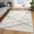 thumbnail image 5 of Rug Branch Contemporary Abstract  Beige Grey Indoor Area Rug - 5x7, 5 of 8